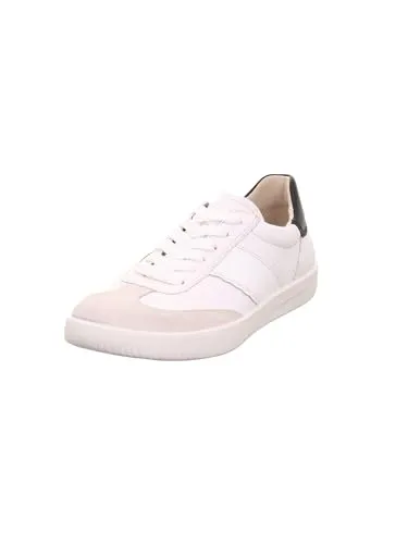 Legero Silence Damen Bright White Sneaker - Damen-Sneaker mit herausnehmbarer Einlegesohle, atmungsaktivem Bambusfrottee und praktischem Reißverschluss für einen schnellen Einstieg.