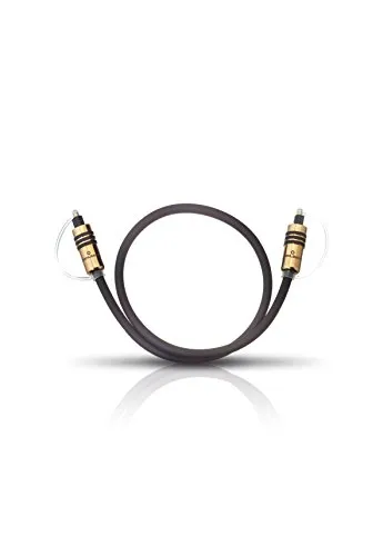 Oehlbach 6082 Toslink Digital-Audio Anschlusskabel - HiFi-Kabel mit hochwertiger Verarbeitung für verlustfreien Klang, ideal für Audiophile und Heimkino-Enthusiasten.