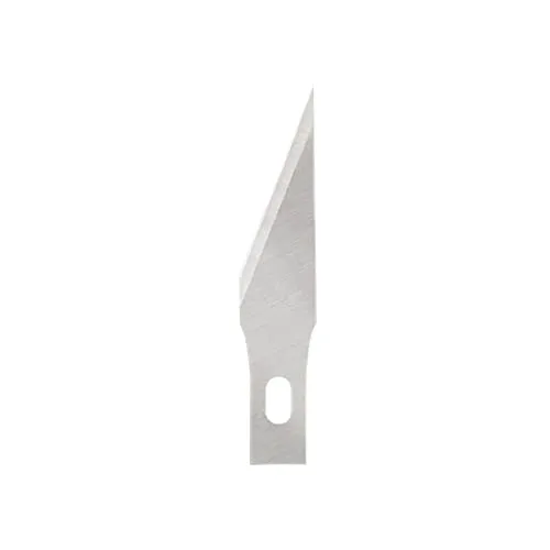 Original Fiskars Ersatzklingen für Fiskars Bastelmesser/Cutter, Nr. 11, 5 Stück, Qualitätsstahl, Silber, Precision, 1003903