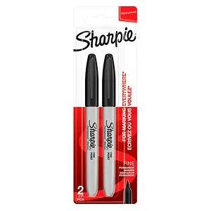 Sharpie Permanent-Marker FINE, 2er Blister schawrz