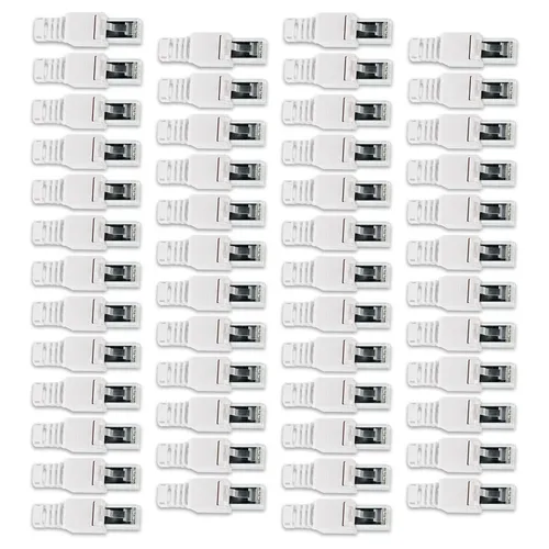 Netzwerkstecker 50x CAT6A RJ45 Netzwerk Stecker werkzeuglos CAT7 CAT6 CAT5 Kabel