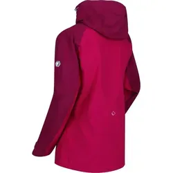 Regatta Softshelljacke Damen Birchdale - Wasserdicht & Winddicht - Blau, Größe 34 - Die Regatta Birchdale ist eine atmungsaktive Softshelljacke für Damen, ideal für Outdoor-Aktivitäten. Mit 10.000 mm Wassersäule, verschweißten Nähten und verstellbarer Kapuze bietet sie optimalen Schutz und Bewegungsfreiheit.
