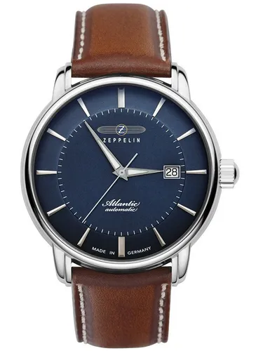 Zeppelin Automatische Uhr 8452-3 - Armbanduhren für Herren, klassische Schweizer Automatik-Uhr mit Saphirglas und leuchtenden Zeigern, perfekt für stilbewusste Männer.