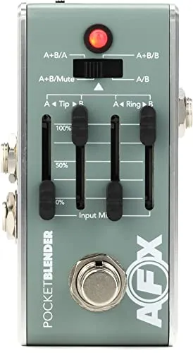 FISHMAN AFX Pocket Blender Pedal, Mini A/B/Y + D.I., grau