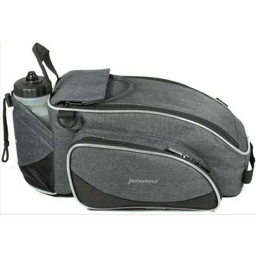 Haberland Gepäckträgertasche 2179423811 - Grau/Schwarz, 39x17x23 cm - Fahrradtaschen mit hoher Qualität und optimaler Passform, langlebig und vielseitig einsetzbar für alle Fahrradabenteuer.