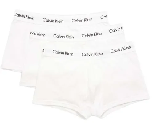 Calvin Klein Herren Low Rise Trunk Boxershorts (3 Stück) in weiß von Calvin Klein