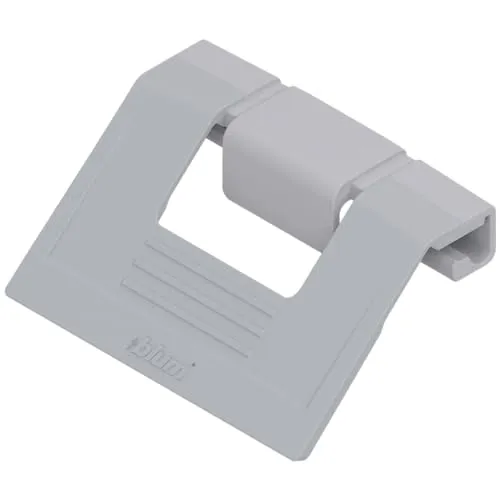 siwitec Blum TANDEMBOX antaro Griff für Innenschubkästen M und K Grau RAL 9006 | Schubladengriff aus Kunststoff