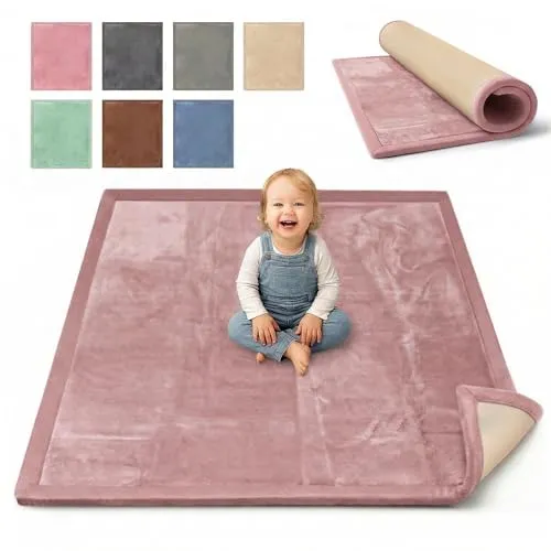 BabyBeFun Spielmatte – Extra Weich und Rutschfest - Die BabyBeFun Krabbelmatte bietet mit 3 cm dickem Memory-Schaum einen sicheren Spielbereich für dein Baby. Ideal für drinnen und draußen – leicht zu reinigen und bequem zu transportieren. Perfekt für unbeschwertes Spielen!