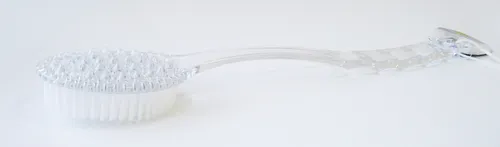 BADEBÜRSTE MASSAGEBÜRSTE 35cm Körperbürste Saunabürste Rückenbürste 26 (Weiss)