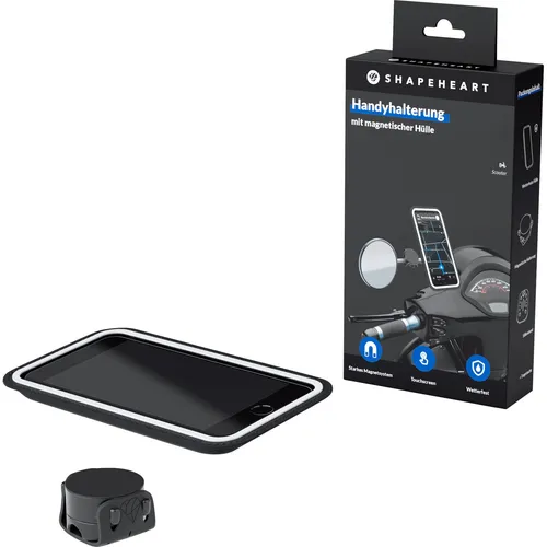 Shapeheart Scooter Bundle M Handyhalterung für iPhone/Samsung/Huawei 16,5 cm