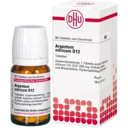 Argentum Nitricum D 12 Tabletten 80 St