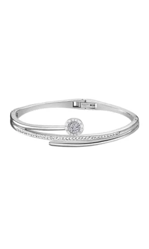 LOTUS STYLE Frau Armbänder mit blauen Zirkonia - Elegantes starr Armband aus hypoallergenem Edelstahl, ideal für empfindliche Haut, in Originalverpackung mit internationaler Garantie.