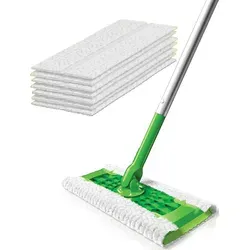 Swiffer Starter KIT wet + dry | 3 Wet & 8 Dry Tücher mit Wischstab - Weiß