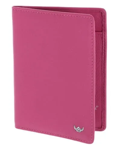 Golden Head Leder Madrid RFID Protect Ausweisetui 4480 Fuchsia Purpur