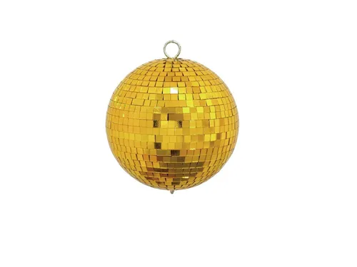 SATISFIRE 15cm Gold Spiegelkugel – Discokugel für Partys - Funkelnde 15cm Spiegelkugel aus der PROFI SERIE für beeindruckende Lichtspiele. Ideal für Partys und Events, mit Echtglasfacetten für maximalen Glanz und Reflexion. Bringe Schwung in deine Feier!