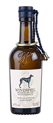 Windspiel Premium Dry Gin Navy Strength 57 % vol. 1 x 0,05 Liter