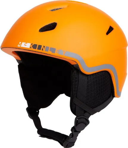 McKINLEY Skihelm Pulse JR HS-016 für Kinder - Sicherer und stylischer Skihelm in Orange/Grau, ideal für sportliche Aktivitäten im Winter. Leicht und komfortabel für optimalen Tragekomfort.