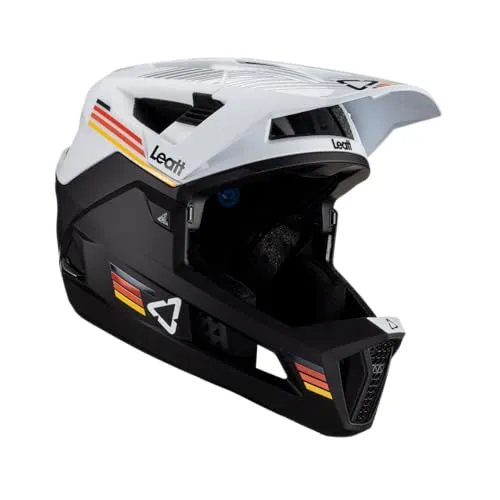 Leatt Helmet MTB Enduro 4.0 V23 - Leichter Schutz für Radfahrer - Fahrradhelme mit DH-Zertifizierung, abnehmbarem Kinnschutz und innovativem Fidlock-Verschluss für maximalen Komfort und Sicherheit.