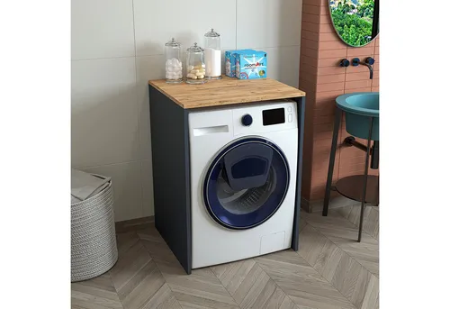 Roomart Waschmaschinenunterschrank CMD-1 (Badezimmer Waschmaschinenüberbau Waschturm Waschmachinenregal)