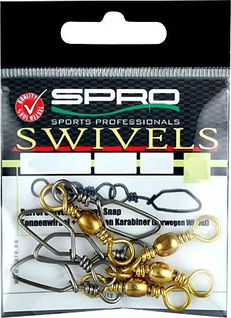 Spro Barrel Swivel+Norway Snap 12kg 12 Meereswirbel