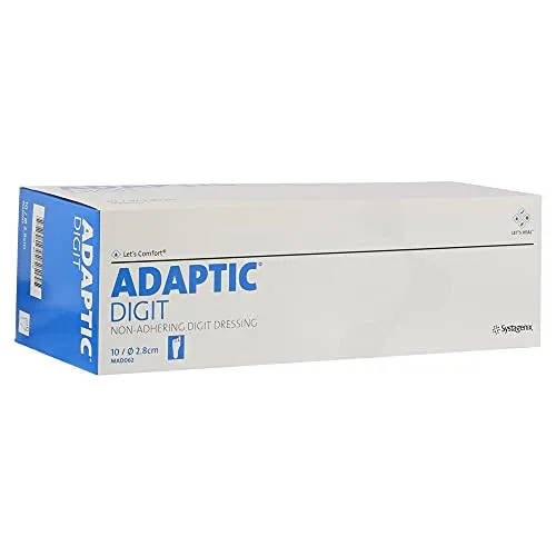 ADAPTIC DIGIT Zehenverband 2,8 cm large - 10 St - Erste-Hilfe-Heftpflaster & Verbandsmaterial, ideal für schmerzlindernde Wundversorgung mit Heilerde für optimale Heilung.