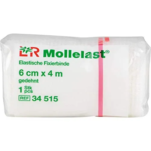 Mollelast Binden 6 cmx4 m Weiß 