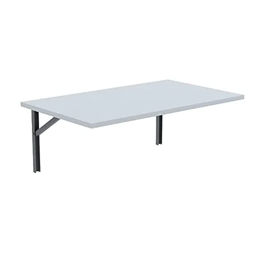 AKKE Klapptisch 60x70 cm – Wandklapptisch in Hellgrau