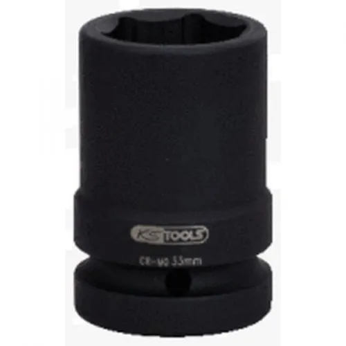 KS Tools 1 6kant-Kraft-Stecknuss 36mm, mittellang - Steckschlüssel für hohe Drehmomente, ideal für professionelle Anwendungen und robuste Verbindungen.