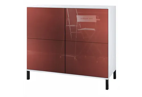 Vladon Kommode Rova V3 in rot von Vladon