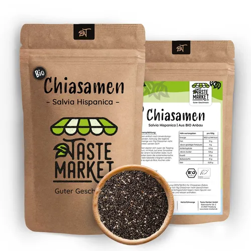 Produktbild BIO Chiasamen | Salvia Hispanica | Chia Samen schwarz | naturbelassen 100 g