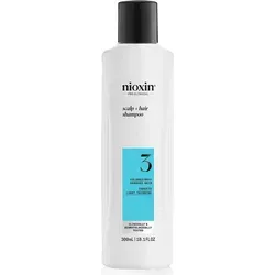 Nioxin System 3 Shampoo 300 ml - Shampoo für gefärbtes und nachlassendes Haar, reinigt die Kopfhaut, verlängert die Haltbarkeit der Haarfarbe und schützt vor Haarausfall.