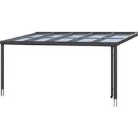 Terrassenüberdachung SKAN HOLZ Modena 541x307 cm - Markise & Terrassenüberdachung aus robustem Metall in elegantem Anthrazit, schützt vor Sonne und Regen für entspannte Stunden im Freien.