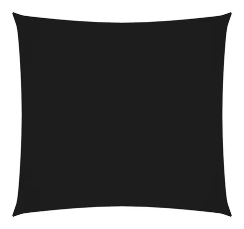 vidaXL Sonnensegel Oxford-Gewebe 2,5x2,5 m Schwarz in schwarz von vidaXL