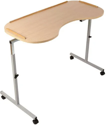 NRS Healthcare L17516 Überbett-/Stuhltisch aus legiertem Stahl – verstellbar, ne