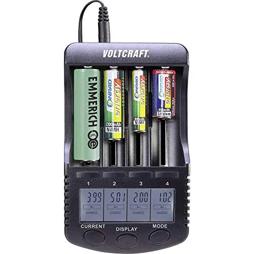 VOLTCRAFT CC-2 Rundzellen-Ladegerät NiMH, NiCd, LiIon von Voltcraft
