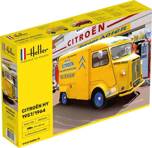 Heller 80744 Citrӧen HY 1957/1964 1/24, Unlackiert von HELLER