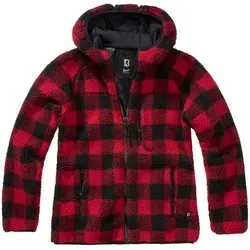 Brandit Teddyfleece Jacke mit Kapuze für Damen – Winterjacke für Outdoor und Jagd - Funktionsjacken mit hochflorigem Teddy-Fleece für optimale Wärme und atmungsaktives Innenfutter, ideal als Übergangs- und Winterjacke.