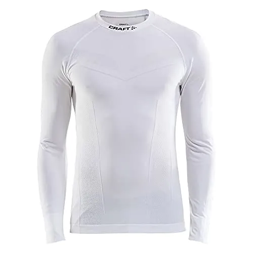 Craft Langarmshirt Pro Control Seamless (nahtlos) Unterwäsche weiss Herren