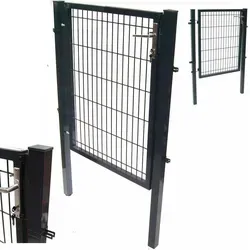 Quadratrohr Gartentor 100x120cm - Robust und vielseitig - Hochwertiges Gartentor aus Stahlgitter mit stabilen Quadrat-Pfosten, ideal für verschiedene Zaunanlagen. Verzinkt und pulverbeschichtet in Anthrazit, bietet es Langlebigkeit und Sicherheit für Ihr Grundstück.