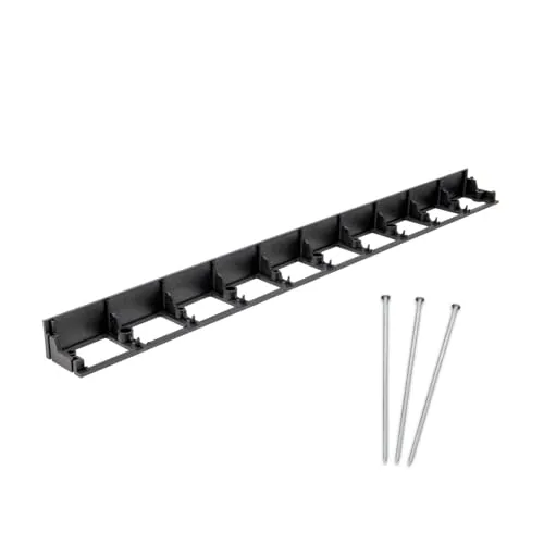 bepco Rasenkante - Pflasterkante 10er Set (LxH: 100 x 5,8cm) - Flexible & Robustes Gartenabgrenzung für Rasen, Beet und Pflaster, mit 30 Stahl-Erdanker (verzinkt)