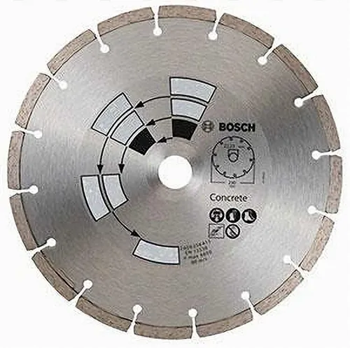 Bosch Diamanttrennscheibe 230 mm für Armierter Beton und Kalksandstein - Hochwertige Trennscheibe für präzise Schnitte in armierter Beton und Kalksandstein, ideal für den professionellen Einsatz im Bau.
