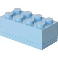LEGO Mini Box 8 hellroyalblau, Lunch-Box blau