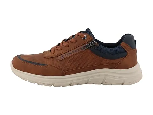 Tom Tailor Herren Sneaker 9580080005, Cognac, 44 EU - Herren-Sneaker in klassischem und modernem Design, ideal für jeden Anlass und zeitlos kombinierbar.