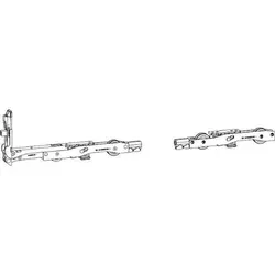 GU-937 HS Grundkarton Laufwagen, 150 kg, Stahl verzinkt silberfärbig