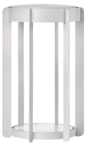 Zone Denmark LED-Laterne Firefly Soft Grey, 30 cm - Moderne LED-Laterne aus Aluminium in Grau, ideal für stimmungsvolle Beleuchtung im Innen- und Außenbereich.