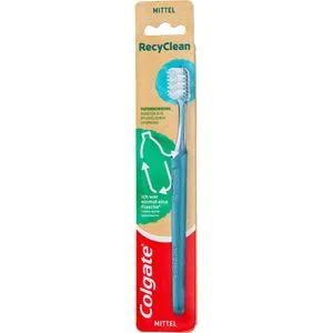 Colgate Zahnbürste RecyClean, mittel, mit Kunststoffgriff, für Erwachsene