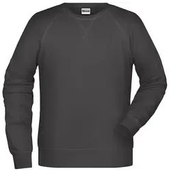Sweatshirt Raglanärmel JN8022 - James & Nicholson Graphite XL - Arbeits- & Schutzkleidung, bequemes Sweatshirt mit Raglanärmel für optimale Bewegungsfreiheit, in zahlreichen Farben und Größen S-5XL erhältlich.