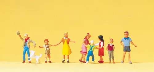 Preiser 10530 H0 Spielende Kinder