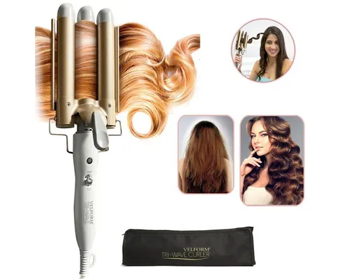 Velform® Welleneisen Tri-Wave Curler
