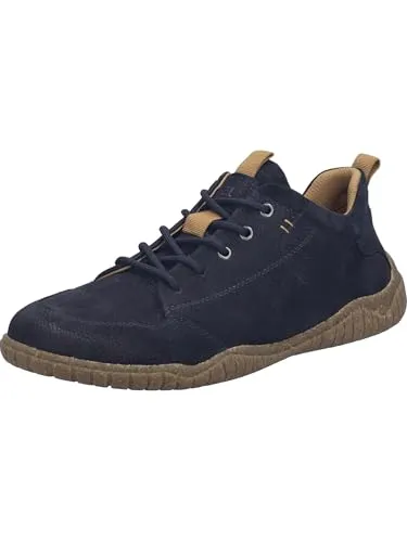 Josef Seibel Wallace 02 - Ocean Leder Halbschuhe - Hochwertige Rindsleder Halbschuhe mit flexibler Gummisohle für optimalen Grip und Tragekomfort. Ideal für Freizeit und Casualmode, vereinen sie traditionelles Handwerk mit modernem Design.